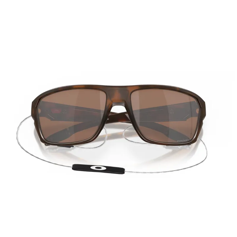 Oakley Split Shot in Matte Brown Tortoise Prizm Tungsten Polarized Lens-4